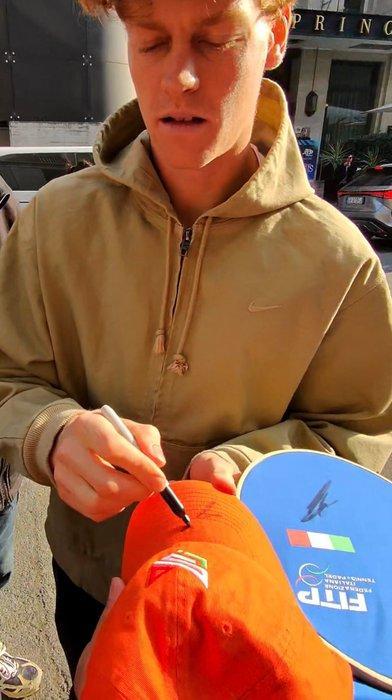 Tennis - Jannik Sinner - Honkbalpet, Beperkte oplage, Verzamelen, Overige Verzamelen