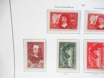 France 1936/1937 - sans charnière, complet sauf Pexip -
