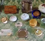 Themacollectie - Sieradendoosje van 24kt goud, fotolijstje,, Antiek en Kunst