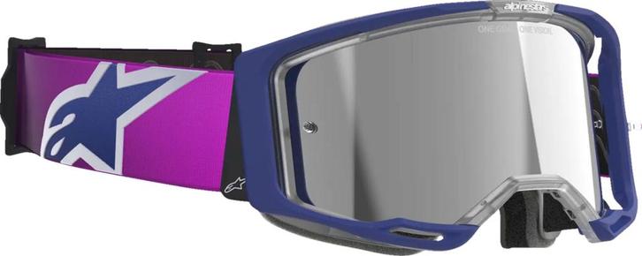 Alpinestars Vision 8 Corp PRP/LT Goggle – Gray / Mirror Silv, Motoren, Onderdelen | Overige, Verzenden