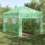 vidaXL Kas met dak Groen 290 x 430 x 315 cm Staal, Tuin en Terras, Verzenden, Nieuw