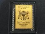 Tsjaad. 3000 Francs Wappen van Bayern 1/500 OZ, AU, Postzegels en Munten
