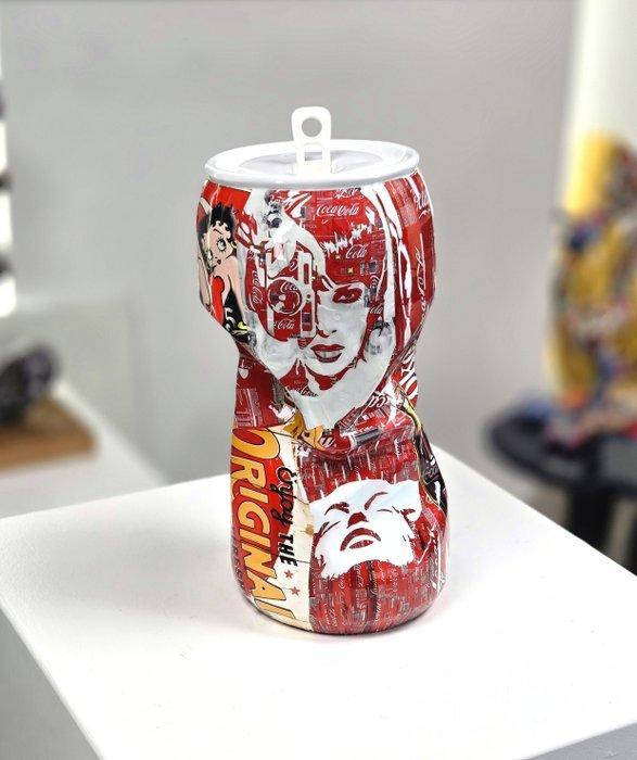 Patryk Konrad - Coca Cola pop art crushed can - limited, Antiquités & Art, Art | Peinture | Moderne