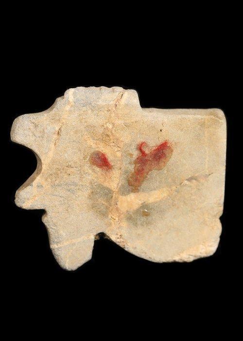 Oude Egypte, late periode Grijs Hardstone Wedjat Amulet, Antiek en Kunst, Antiek | Overige Antiek