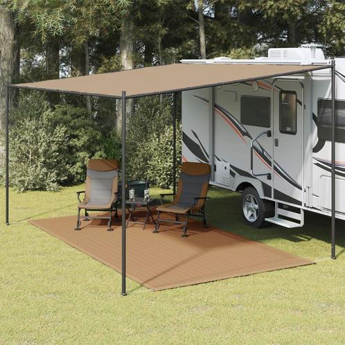 vidaXL Tenttapijt 250x400 cm taupe, Caravanes & Camping, Accessoires de tente, Envoi