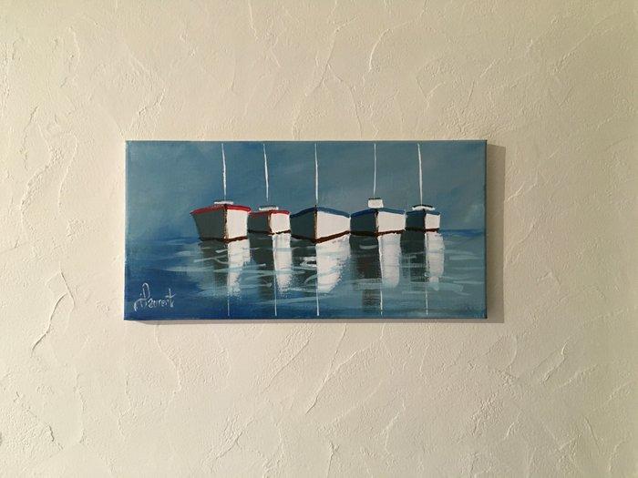 Philippe Laurent (XX-XXI) - Les reflets, Antiek en Kunst, Kunst | Schilderijen | Klassiek