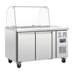 Polar U-serie GN gekoelde saladette met glazen opzetvitrine, Zakelijke goederen, Horeca | Keukenapparatuur, Verzenden, Nieuw in verpakking