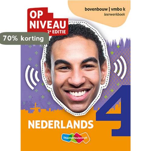 Op niveau Nederlands bovenbouw vmbo k Leerwerkboek, Boeken, Schoolboeken, Gelezen, Verzenden