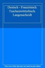 Deutsch - Französisch. TaschenwörterBook. Langenscheidt, Verzenden
