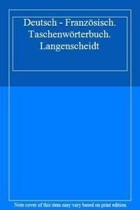 Deutsch - Französisch. TaschenwörterBook. Langenscheidt, Livres, Livres Autre, Envoi