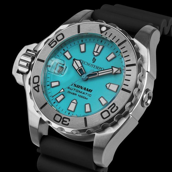Tecnotempo - Automatic Diver 1000M Tsunami - Limited, Handtassen en Accessoires, Horloges | Heren