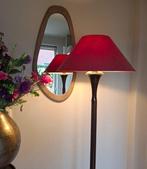 Vloerlamp om te lezen - Metaal, Mahonie look - Zonder kap, Antiek en Kunst