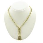 Gouden gedraaide schakelketting., Ophalen of Verzenden