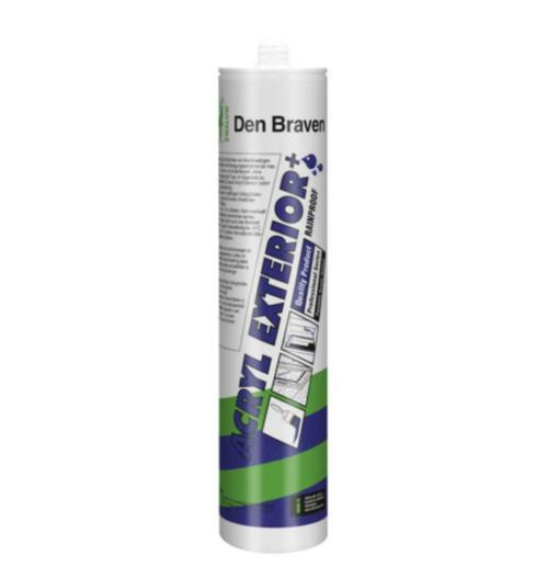 Zwaluw Den Braven Acryl Exterior+ 310 ml DB-AE, Bricolage & Construction, Peinture, Vernis & Laque, Envoi