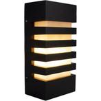 LED Buitenlamp - E27 fitting - IP54 - Zwart | Novi, Verzenden, Nieuw, Modern