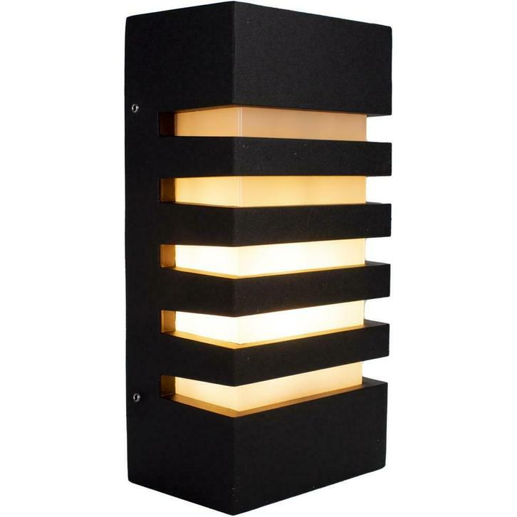 LED Buitenlamp - E27 fitting - IP54 - Zwart | Novi, Huis en Inrichting, Lampen | Overige, Nieuw, Verzenden