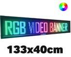 UltraPro LED video lichtkrant 133*40cm - RGB, Verzenden