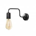 Moderne Wandlamp Metaal – Zwart | Desmond, Huis en Inrichting, Lampen | Wandlampen, Nieuw, Industrieel, Metaal, Verzenden