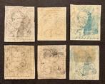 België 1849 - Leopold I - Selectie Epauletten 10c met o.a., Postzegels en Munten, Postzegels | Europa | België, Gestempeld