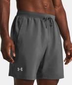 Under Armour Launch 7 UNLINED Shorts-GRY - Maat MD, Nieuw, Under Armour, Grijs, Maat 48/50 (M)