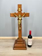 Kruis - Unieke art deco groot kruisbeeld crucifix kruis -