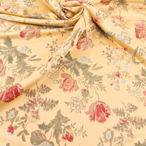 Magnifieke Lampasso Veneziaans Beige - San Leucio - Rococò -, Antiek en Kunst, Antiek | Tapijten, Tafelkleden en Textiel