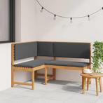 Bruine Hoekbank Buiten | Retour Deal | 60% AF! (tuinbank), Verzenden, Nieuw, Hout