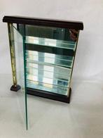 Vitrine - Verre, Laiton, Bois, Antiquités & Art