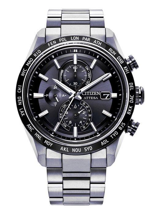Citizen - Attesa Stratosphere Sapphire Bezel - Titanio -, Handtassen en Accessoires, Horloges | Heren