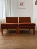 The Thomas Glenister Company - Fauteuil (2) - Laine, Teck