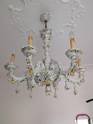 Kroonluchter - Aardewerk - Capodimonte
