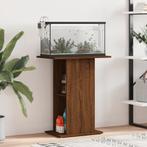 vidaXL Aquariumstandaard 60,5x36x72,5 cm bewerkt hout bruin, Dieren en Toebehoren, Verzenden, Nieuw