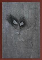Robert Detheux (1932-2010) - Le regard nocturne du chat -