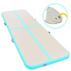 vidaXL Gymnastiekmat met pomp opblaasbaar 800x100x10 cm PVC, Sports & Fitness, Verzenden