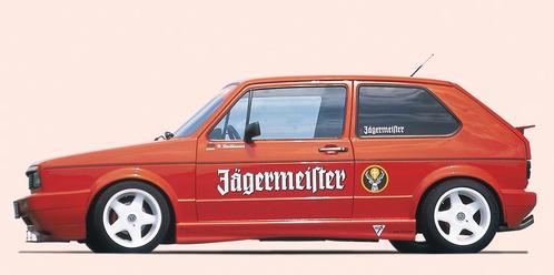 Rieger side skirt zonder spatbord uitsparing | Golf 1 - Cabr, Auto-onderdelen, Carrosserie, Nieuw, Volkswagen, Verzenden