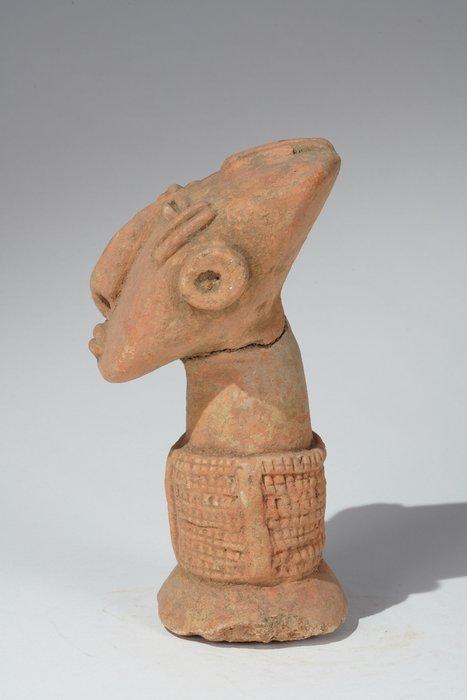 Een terracotta hoofd - Bura - Niger (Zonder Minimumprijs), Antiek en Kunst, Kunst | Niet-Westerse kunst