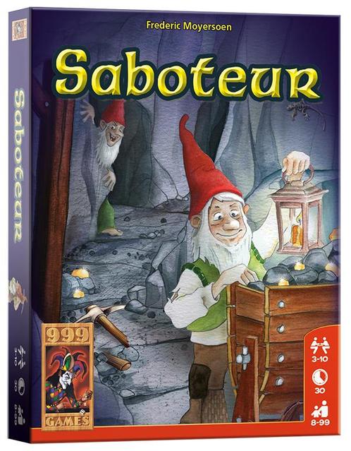 Saboteur Basisspel, Hobby en Vrije tijd, Gezelschapsspellen | Kaartspellen, Ophalen of Verzenden