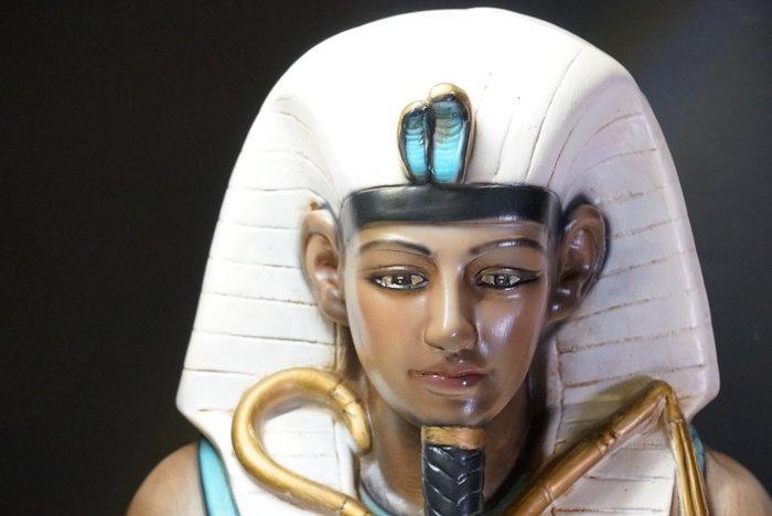 Fratelli Fanciullacci - Beeld, Sculptural Pharaoh Bust -, Antiek en Kunst, Antiek | Glaswerk en Kristal