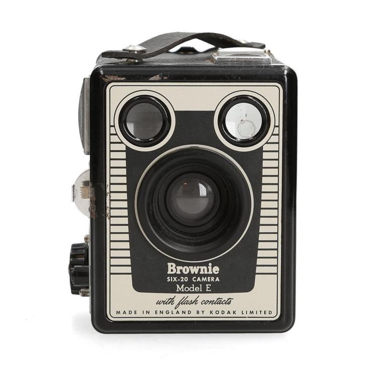 Kodak Brownie Six-20 Camera Model E, Audio, Tv en Foto, Fotocamera's Digitaal, Zo goed als nieuw, Ophalen of Verzenden