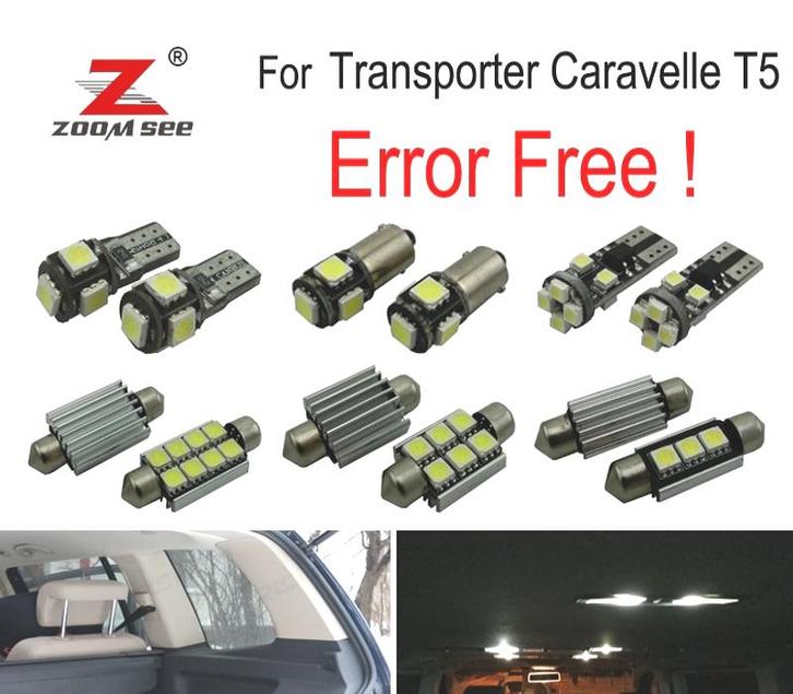 KIT 20 AMPOULES LED INTÉRIEUR ACCESSOIRES POUR VOLKSWAGEN VW, Auto-onderdelen, Verlichting, Verzenden