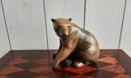 Figuur - P. Chenet - Beer - 15 cm - Brons