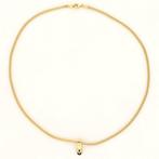 Collier - 18 carats Or jaune Diamant (Naturelle)