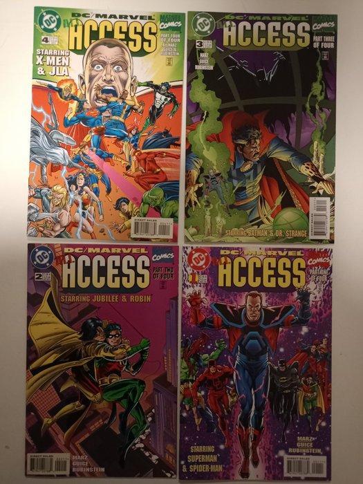 Access 1-4; 1-4 - DC/Marvel Access; Comics Versus - 8 Comic, Livres, BD | Comics