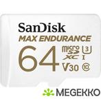 SanDisk Max Endurance 64GB MicroSDXC Geheugenkaart, Verzenden