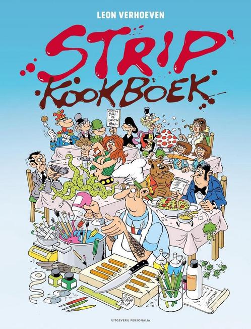 Stripkookboek 9789492840493 Leon Verhoeven, Livres, Livres pour enfants | Jeunesse | 13 ans et plus, Envoi