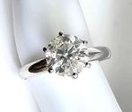 Bague - 14 carats Or blanc - 1.66ct. tw. Diamant (Naturelle), Handtassen en Accessoires, Ringen, Nieuw