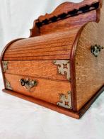 Pijpenkast - Eik, Messing, Metaal - Raffinierte rookschroef, Nieuw