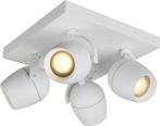2dekans | Lucide PRESTON - Plafondspot Badkamer - 4xGU10 -, Huis en Inrichting, Lampen | Plafondlampen, Ophalen of Verzenden, Nieuw