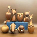 Senshukai  - Speelgoed meubels 8 Vintage wooden animals