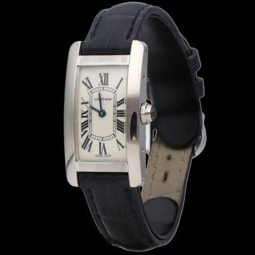 Cartier Tank Americaine 2489 uit 2010, Handtassen en Accessoires, Horloges | Dames, Verzenden